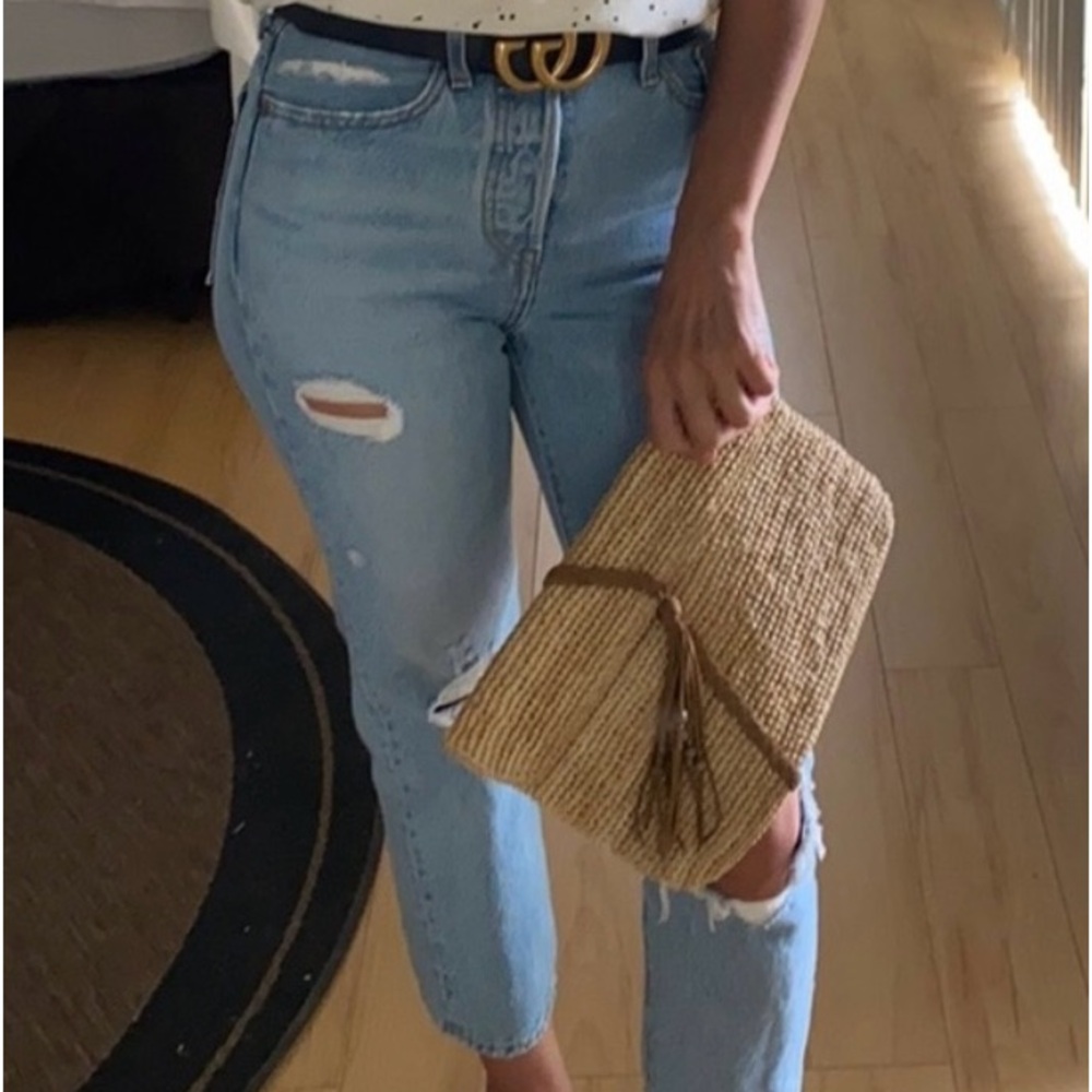 Levi’s destressed jeans